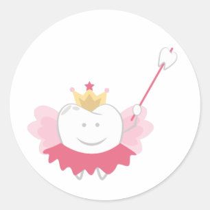 Tooth Fairy Ronde Sticker