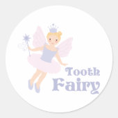 Tooth Fairy Ronde Sticker (Voorkant)