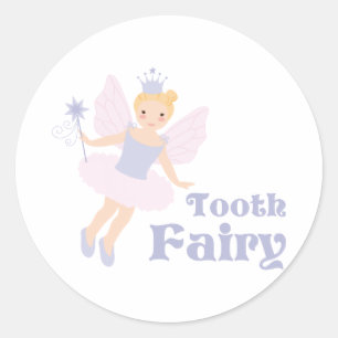 Tooth Fairy Ronde Sticker