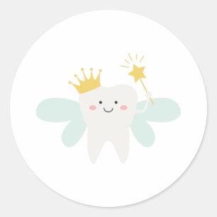 Tooth Fairy Ronde Sticker