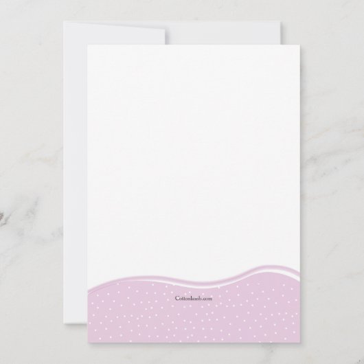 Tooth Fairy (roze)-kaart Kaart (Achterkant)