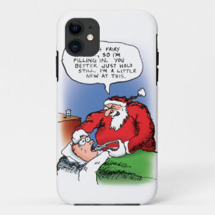 Tooth Fairy Santa Funny-kerstCartoon Case-Mate iPhone Case