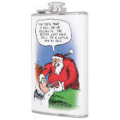 Tooth Fairy Santa Funny-kerstCartoon Heupfles (Links)