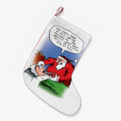 Tooth Fairy Santa Funny-kerstCartoon Kleine Kerstsok (Voorkant (Hangend))