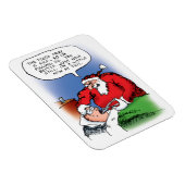 Tooth Fairy Santa Funny-kerstCartoon Magneet (Rechterzijde)
