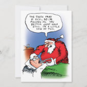 Tooth Fairy Santa Holiday Uitnodiging (Voorkant)