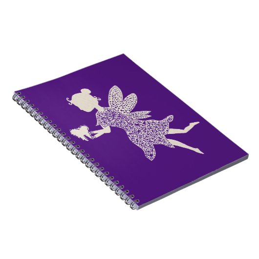 Tooth Fairy Silhouette Notitieboek (Rechterzijde)