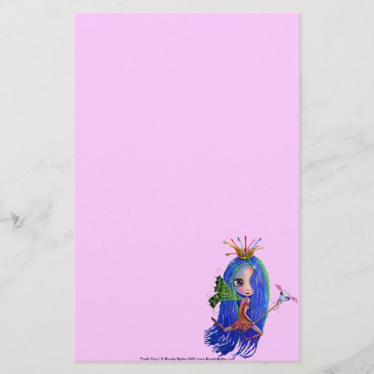 Tooth Fairy Stationery Briefpapier (Voorkant)