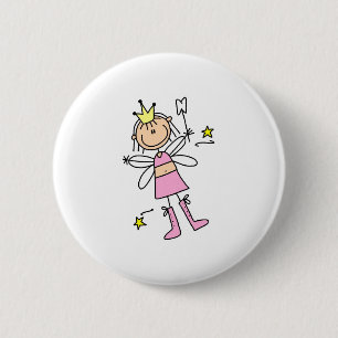 Tooth Fairy Stick Figuur Button