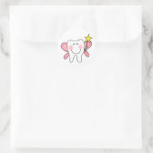 Tooth Fairy Tshirts en Gifts Ronde Sticker (Tas)