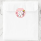 Tooth Fairy Tshirts en Gifts Ronde Sticker (Tas)