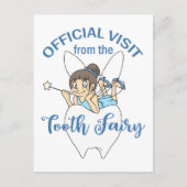 Tooth Fairy Visit Briefkaart (Voorkant)
