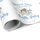 Tooth Fairy Visit Cadeaupapier (Rol Hoek)