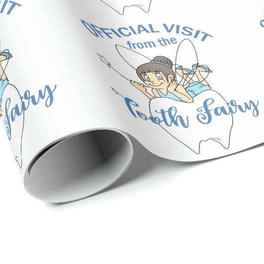 Tooth Fairy Visit Cadeaupapier (Rol Hoek)