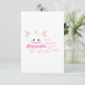 Tooth Fairy was hier Bedankkaart (Staand voorkant)