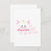 Tooth Fairy was hier Bedankkaart (Voorkant / Achterkant)