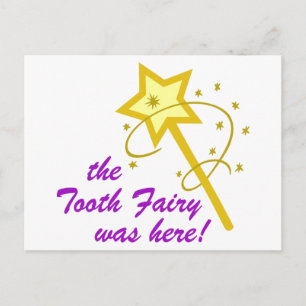 Tooth Fairy was hier Briefkaart
