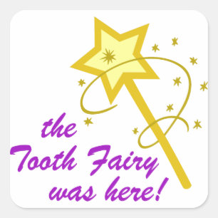 Tooth Fairy was hier Vierkante Sticker