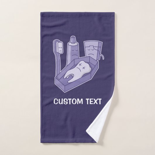 Tooth Funeral Bad Handdoek (Handdoek)