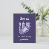 Tooth Funeral Briefkaart (Staand voorkant)