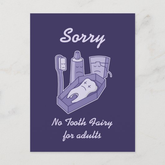 Tooth Funeral Briefkaart (Voorkant)