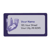 Tooth Funeral Etiket (Voorkant)