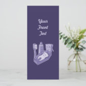 Tooth Funeral Kaart (Staand voorkant)