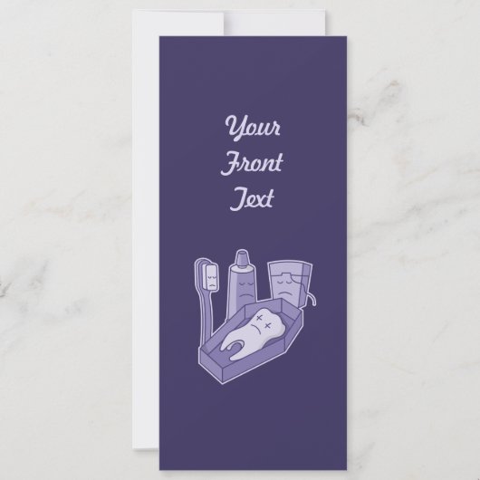 Tooth Funeral Kaart (Voorkant)