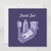 Tooth Funeral Kaart (Voorkant)