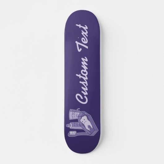 Tooth Funeral Skateboard Deck (Voorkant)