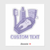 Tooth Funeral Sticker (Vel)