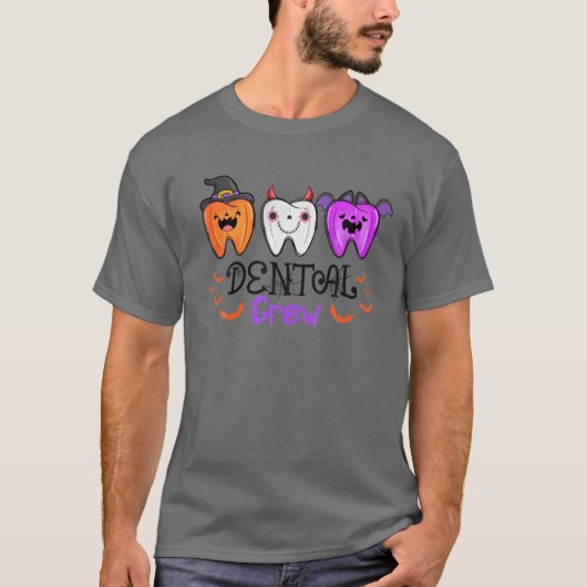 Tooth Halloween Funny Dentist Assistan T-shirt (Voorkant)