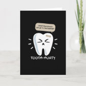 Tooth Hurty Dentist Dentist Kaart (Voorkant)