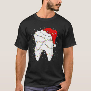 Tooth licht kerstkerstkersttentaal als t-shirt