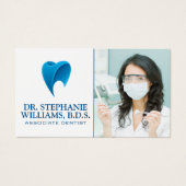 Tooth Logo | tandheelkundig beroep | Qr-code Visitekaartje (Voorkant)