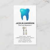 Tooth Logo | tandheelkundig gereedschap Visitekaartje (Voorkant)