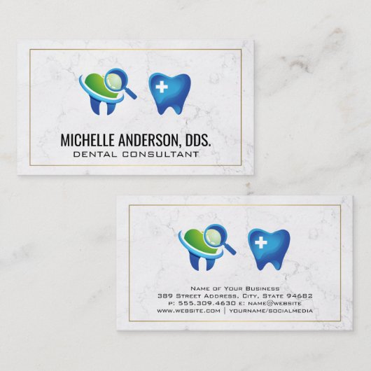 Tooth Logos Visitekaartje (Voorkant / Achterkant)