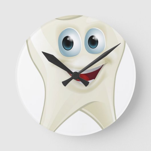 Tooth man ronde klok (Voorkant)