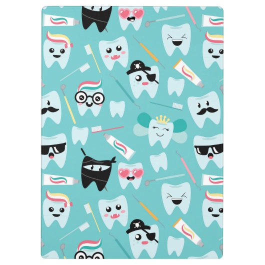 Tooth Pattern Klembord (Achterkant)