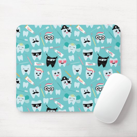 Tooth Pattern Muismat (Met muis)