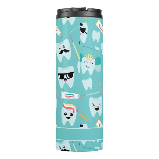 Tooth Pattern Thermosbeker (Achterkant)