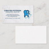 Tooth-pictogram Afsprakenkaartje (Voorkant / Achterkant)