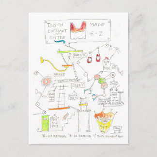 Tooth Pulling Briefkaart