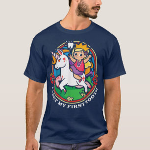 Tooth Rainbow Dentist Unicorn Lover Cute Princess T-shirt