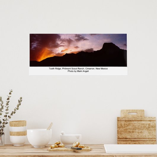 Tooth Ridge, Philmont Scout Ranch Poster (Keuken)