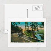 Tooth Rock op Columbia RiverColumbia, OF Briefkaart (Voorkant / Achterkant)