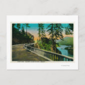 Tooth Rock op Columbia RiverColumbia, OF Briefkaart (Voorkant)