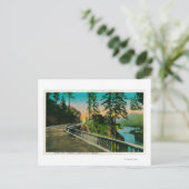 Tooth Rock op Columbia RiverColumbia, OF Briefkaart (Staand voorkant)