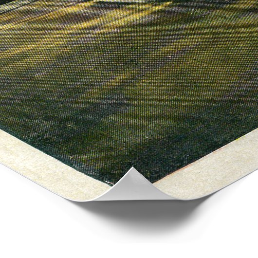 Tooth Rock op Columbia RiverColumbia, OF Poster (Hoek)