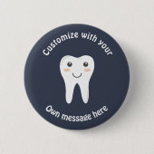 Tooth Ronde Button 5,7 Cm (Voorkant)